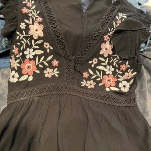 Baby doll boho top